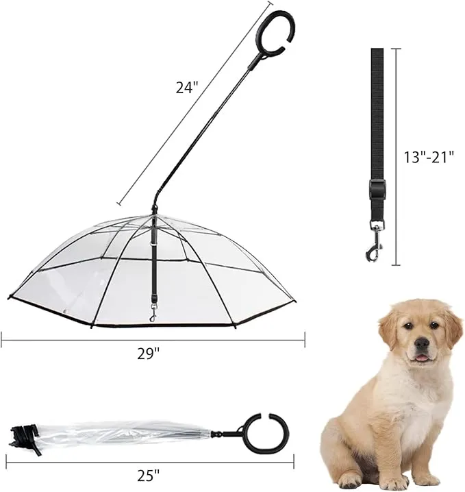 Dog Leash Umbrella 17$ TODAY ONLY