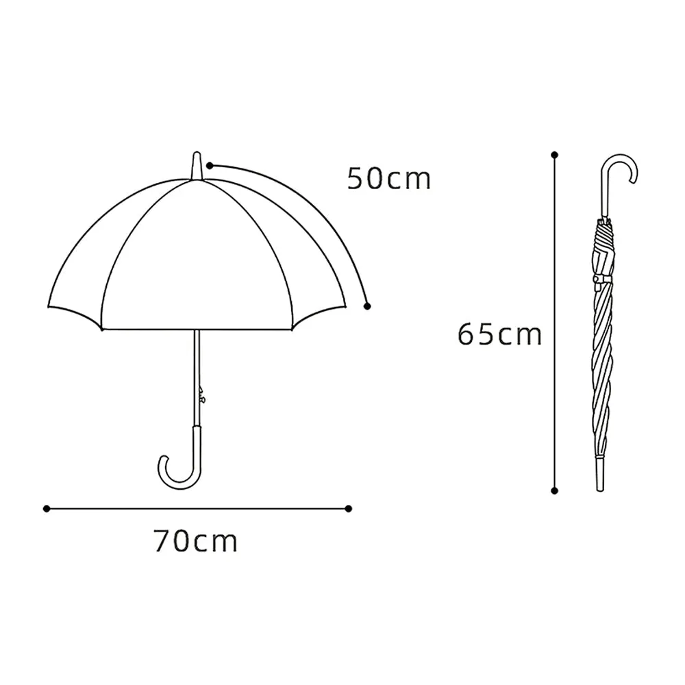 Dome Style, Rocket theme Transparent Umbrella for Kids