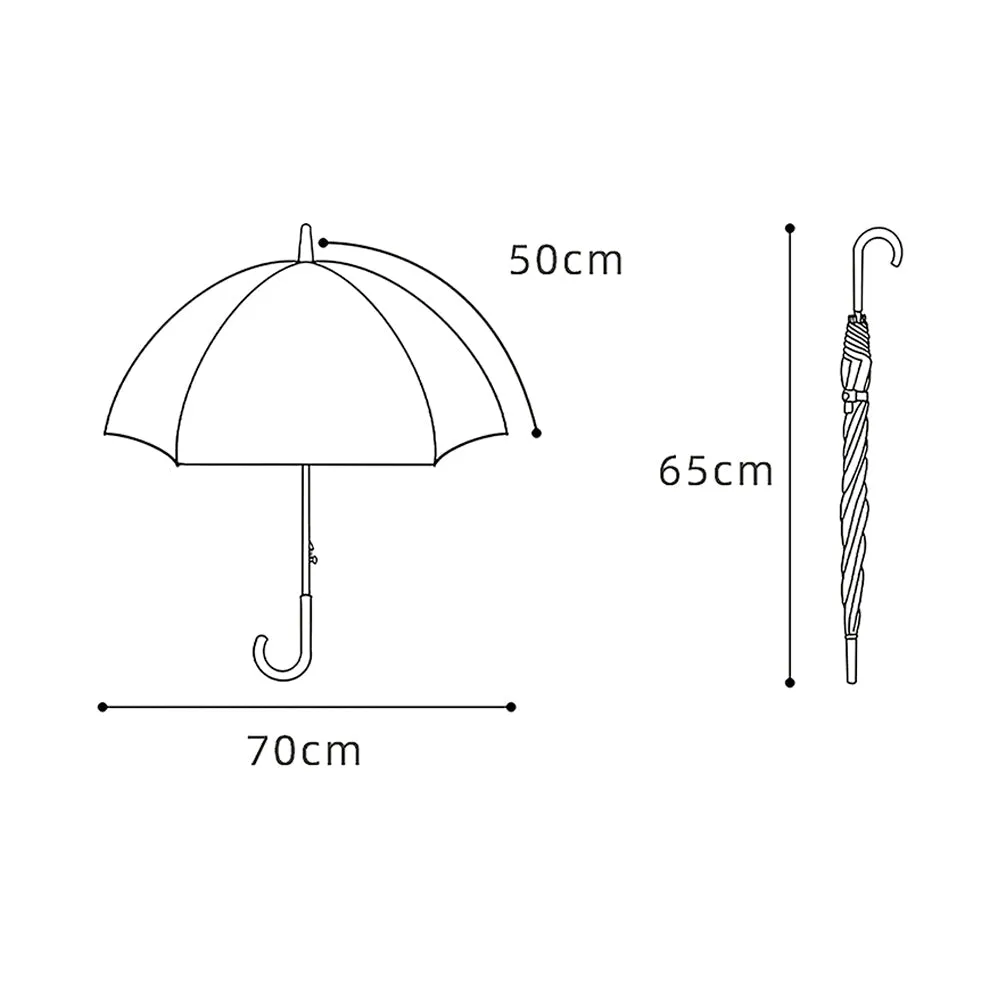Dome Style, Sea Octopus theme Transparent Umbrella for Kids
