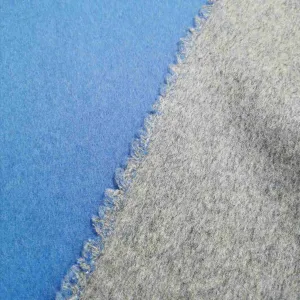 Double Sided Wool, Blue/Grey