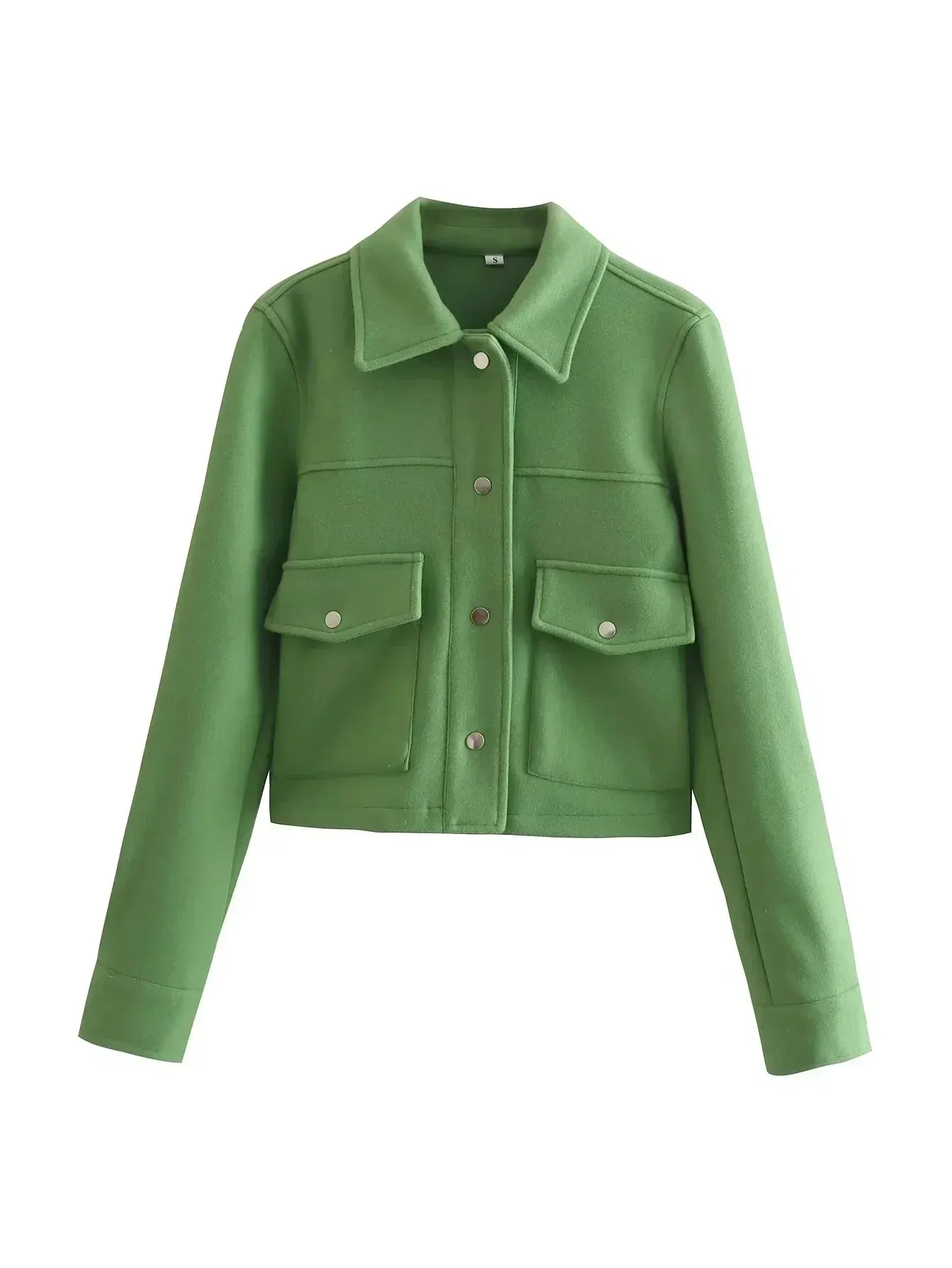 Functional Cropped Bomber Jacket for Women