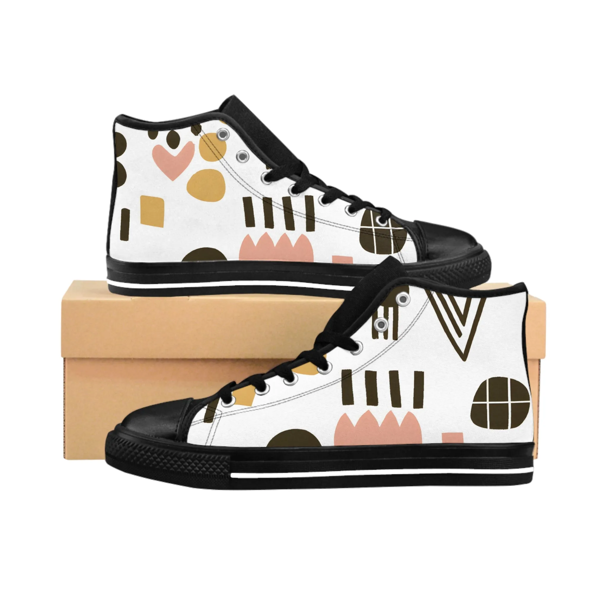 Gestura Reneé - Women's Classic HIgh-Top Sneakers