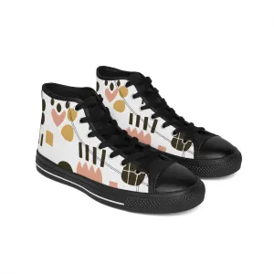 Gestura Reneé - Women's Classic HIgh-Top Sneakers