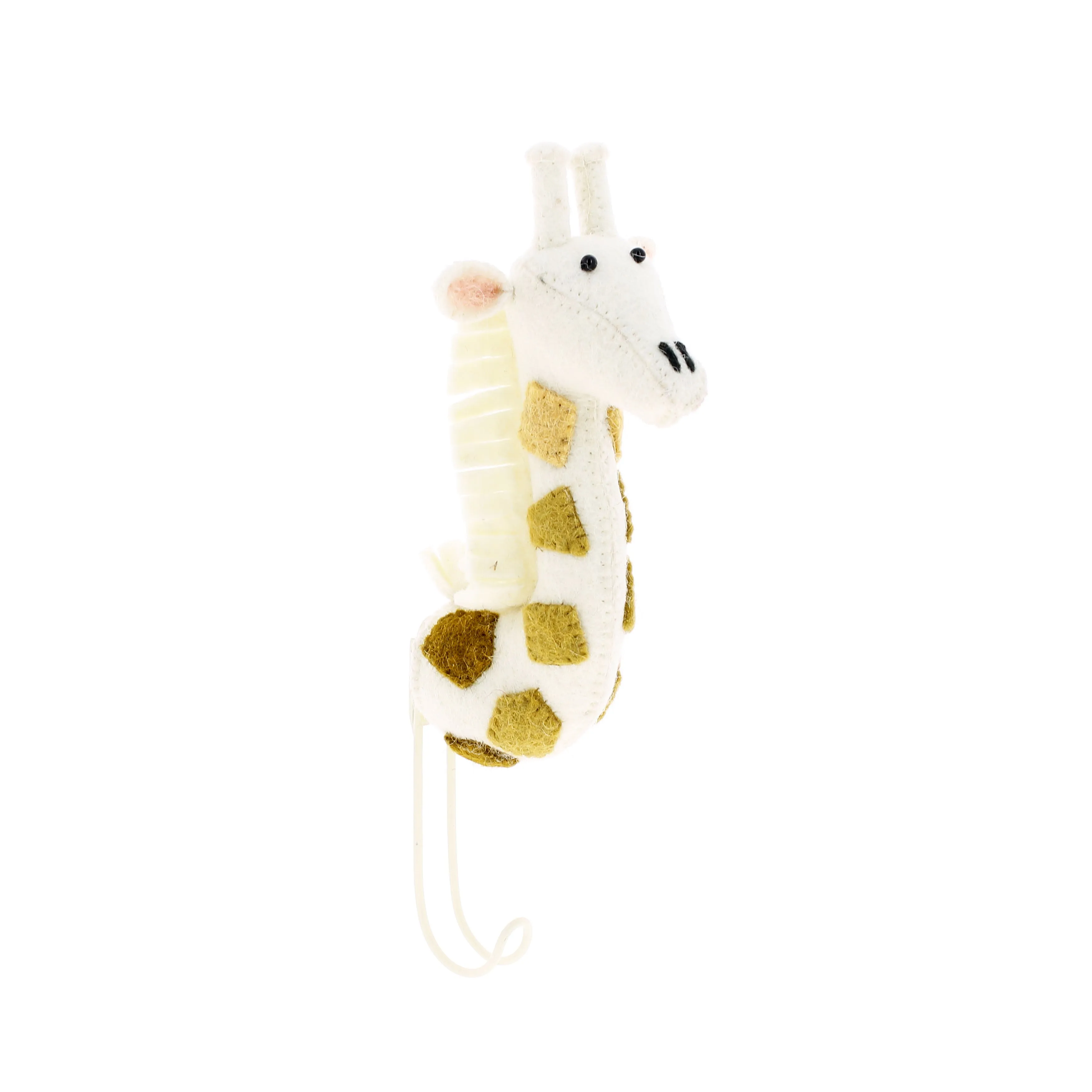 Giraffe Head Coat Hook with Tonal Spots