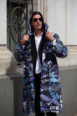Graffiti Men Poncho