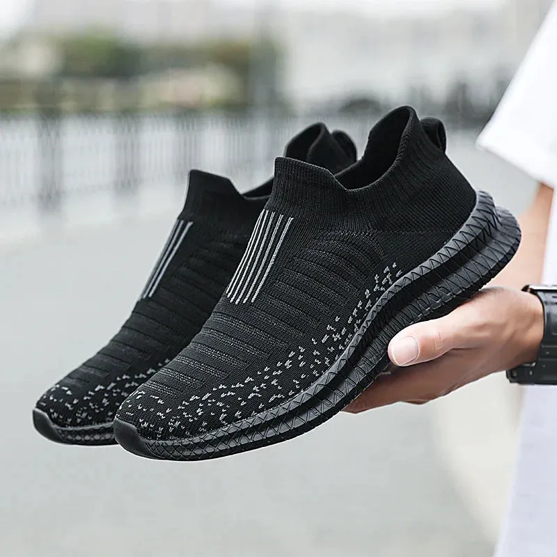 GS Slide Sok | Heren sneakers zonder veters voor een brede voet