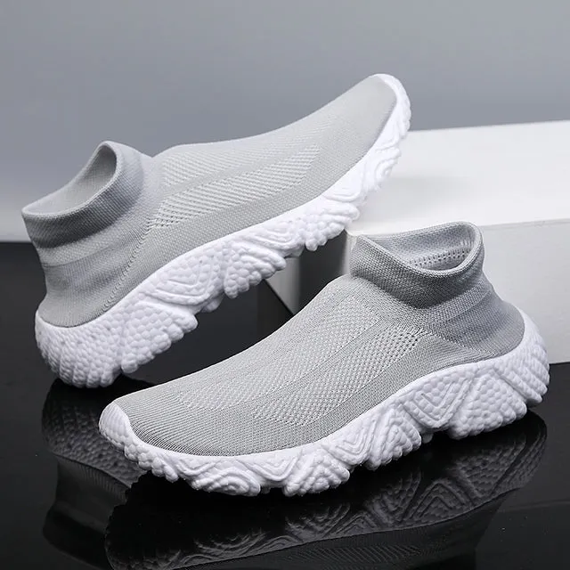 GS Slide Sok | Heren sneakers zonder veters voor een brede voet