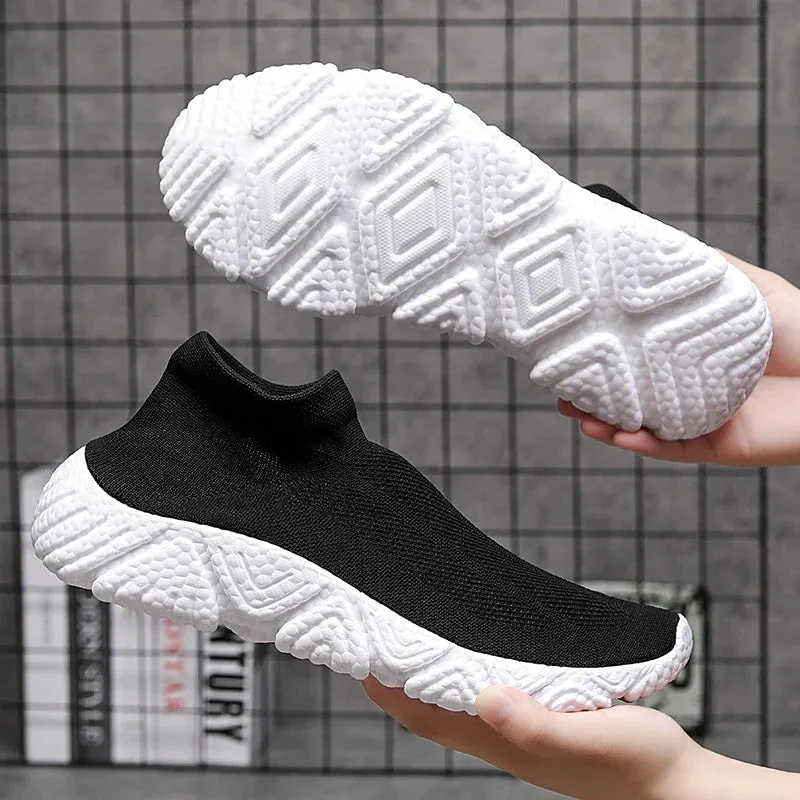 GS Slide Sok | Heren sneakers zonder veters voor een brede voet