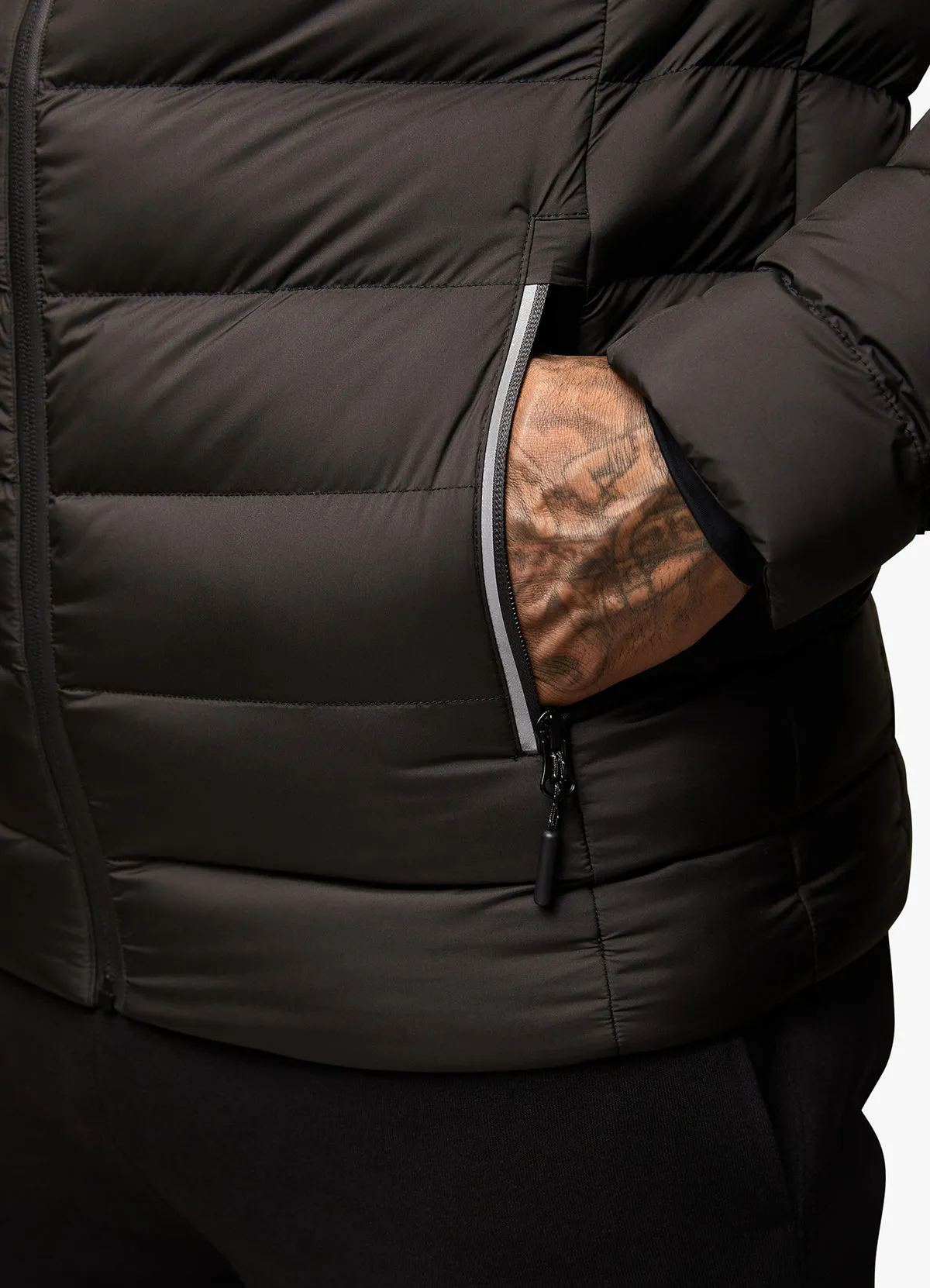 Gym King Reflect Puffer Jacket Black