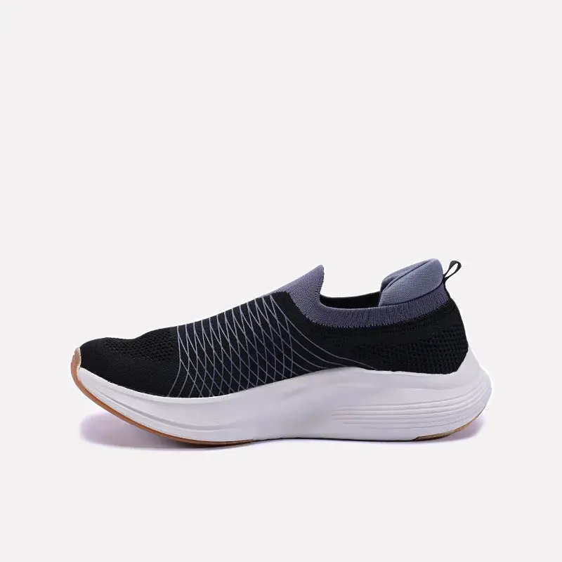 Harbor Black Slip On Sneakers 0120508