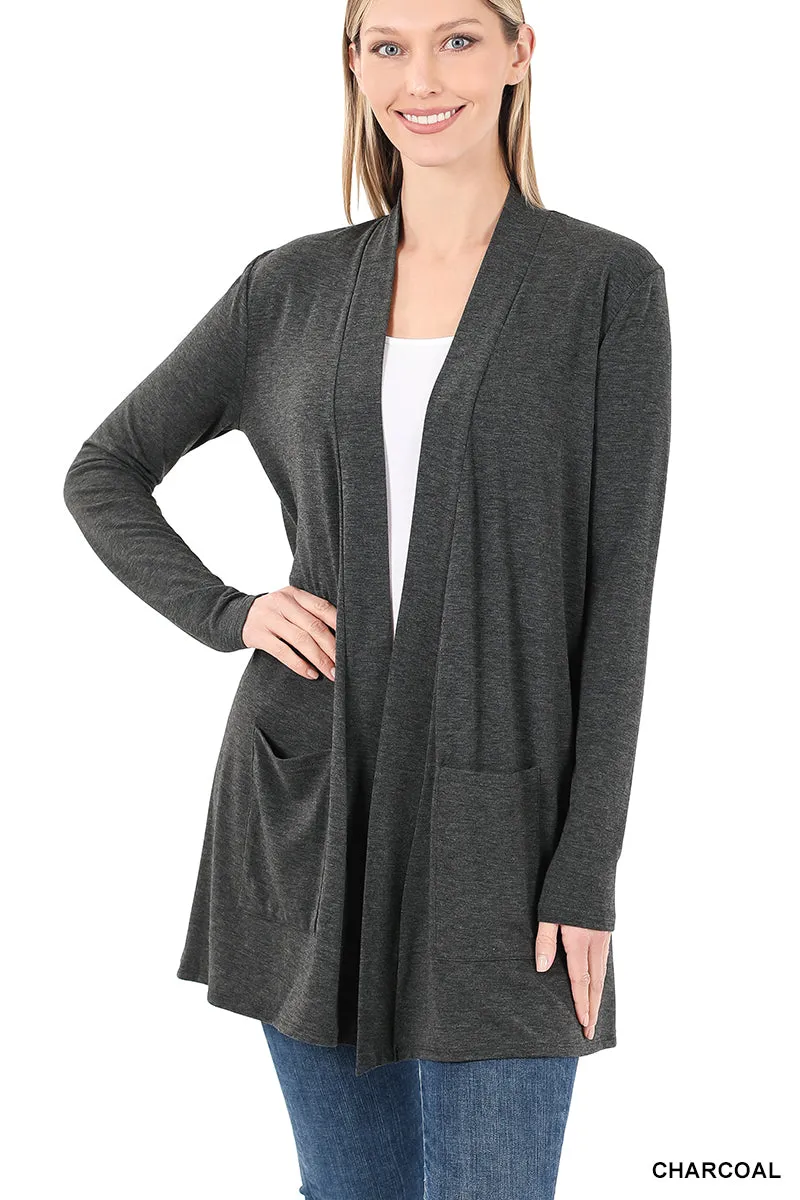 Haven Cardigan - Charcoal