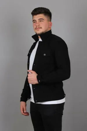 HB Mens Denim Jacket Stretchable Fine Lycra