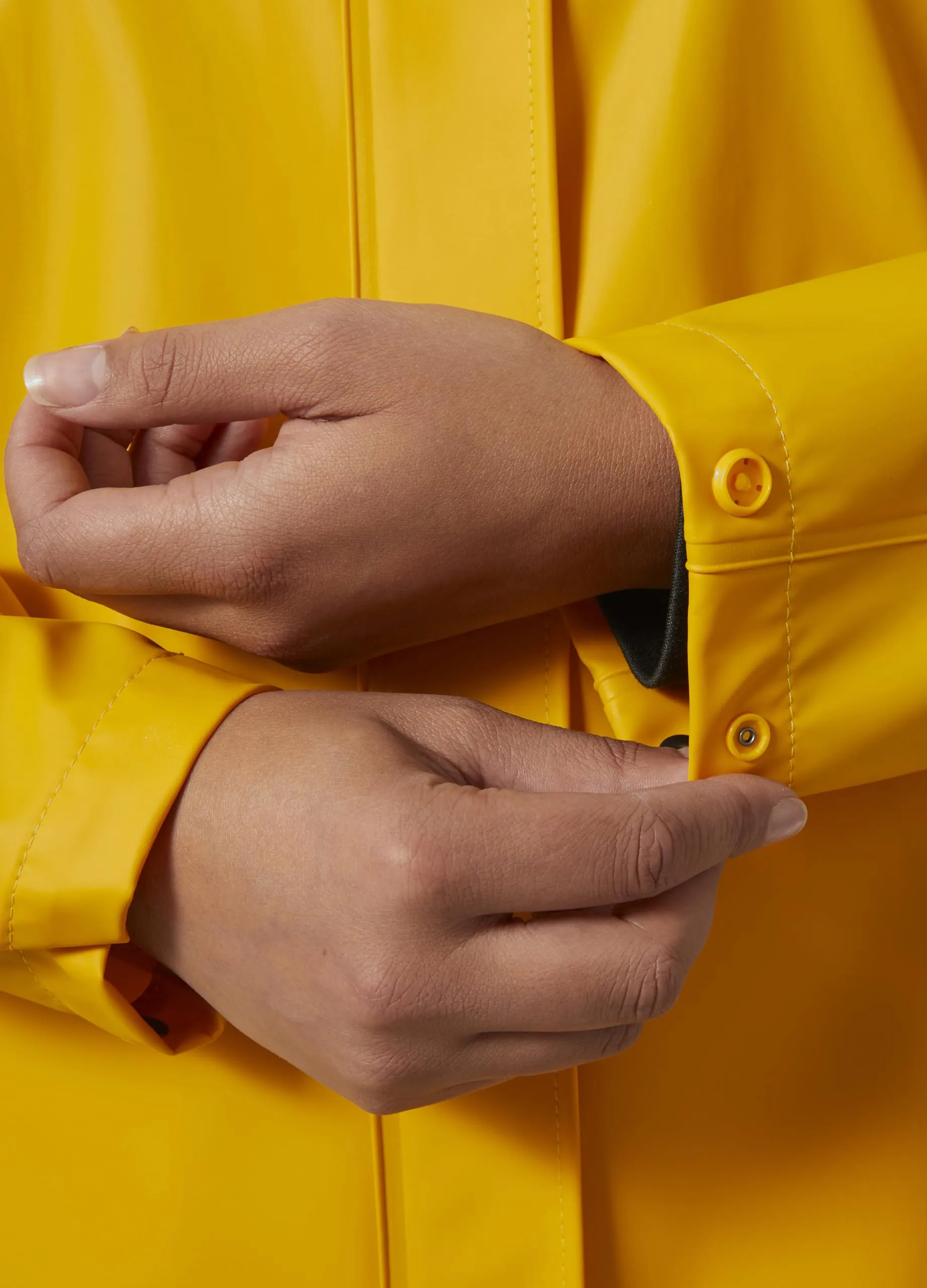 Helly Hansen Women's Moss Hooded Waterproof Windproof Raincoat, 344 Essential Yellow, Medium