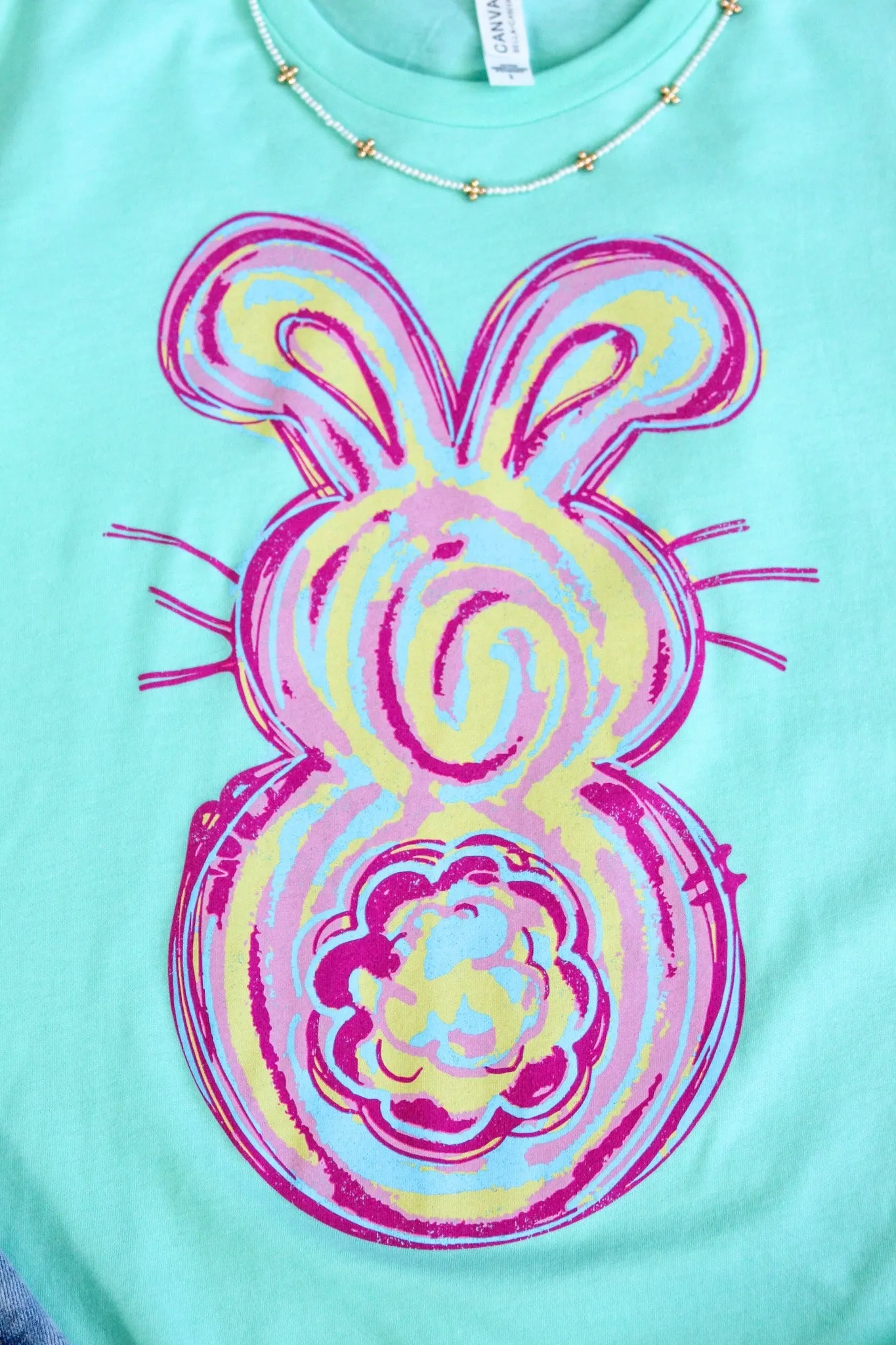 Hoppin’ Into Spring Graphic Tee • Mint
