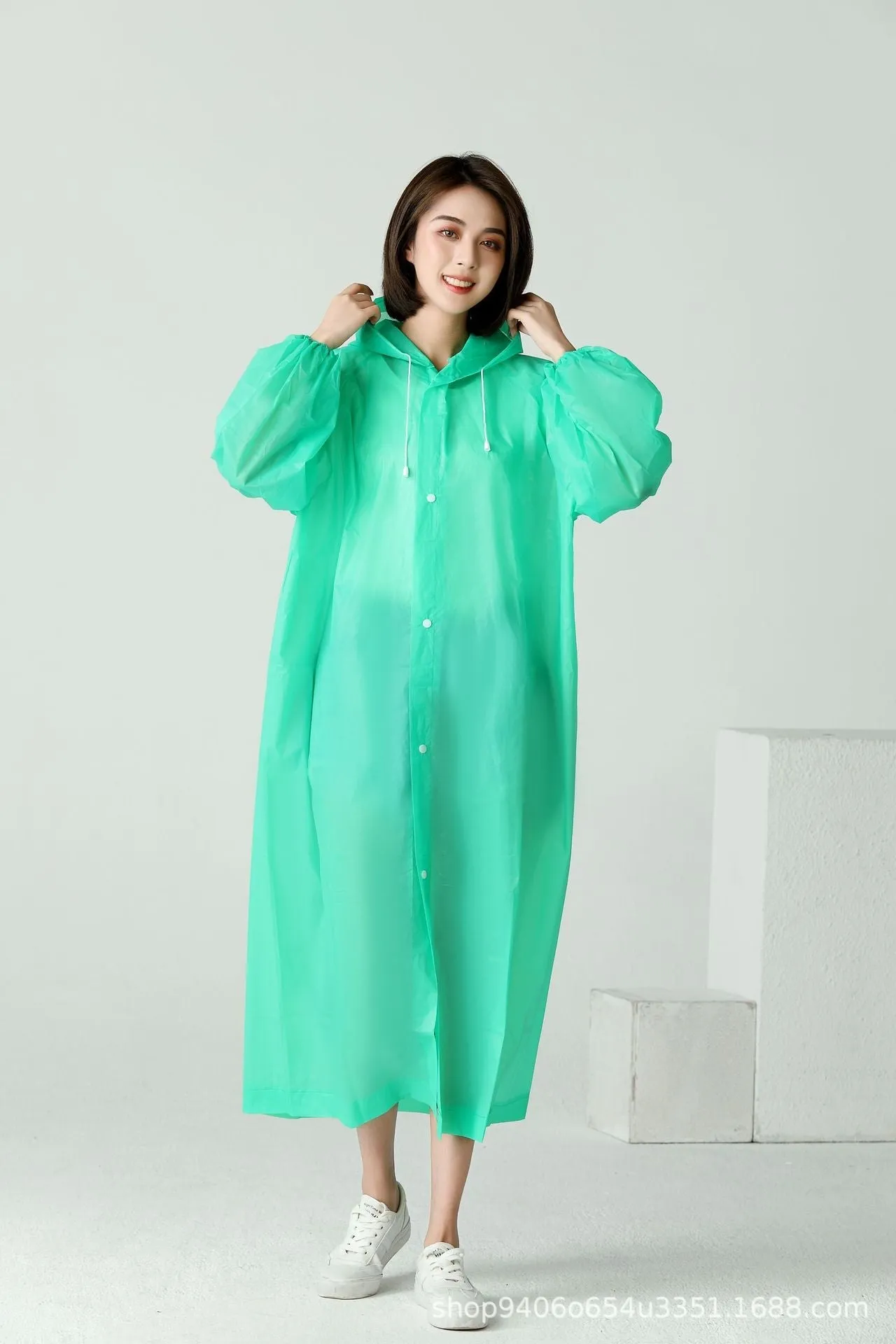 HULIANFU Reusable Thicken Women Men Rain Coat Waterproof Jacket Poncho Cloak Hood Hoodie Suit Raincoat For Tourism Fishing Cycling Hiking