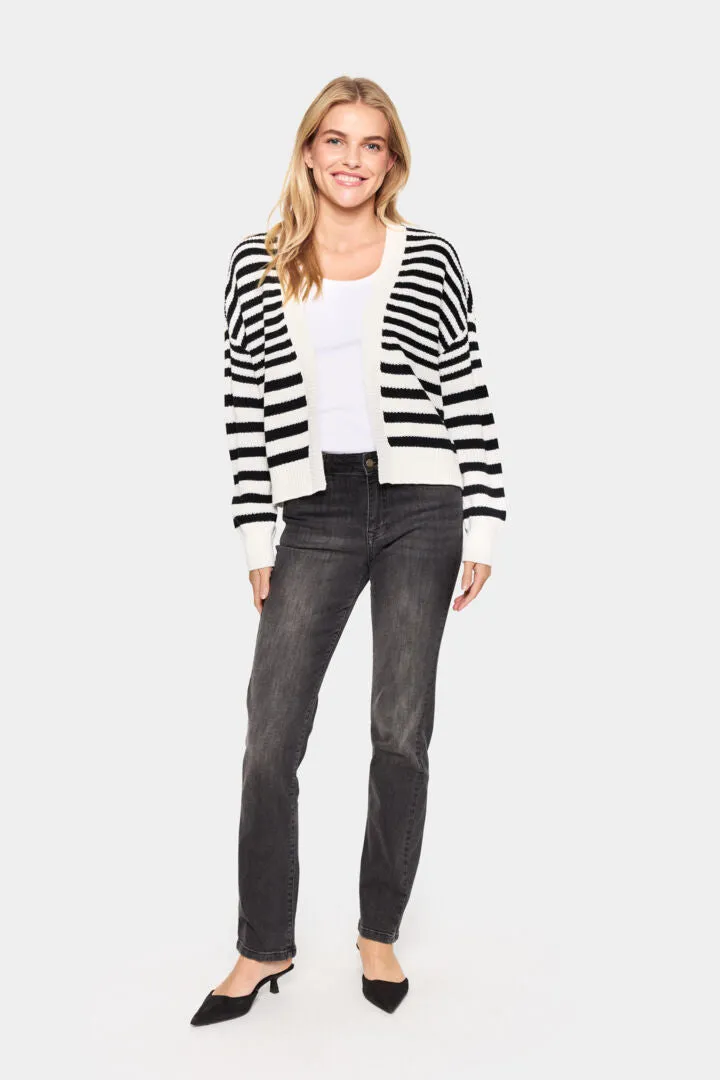 IbenmeiSZ Open Cardigan - Black