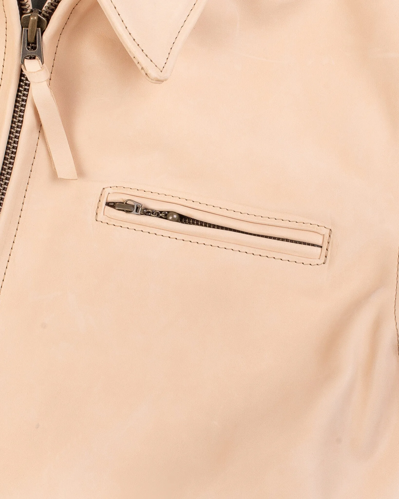 Iron Heart x Simmons Bilt Horsehide Jacket - The Bareback - Natural