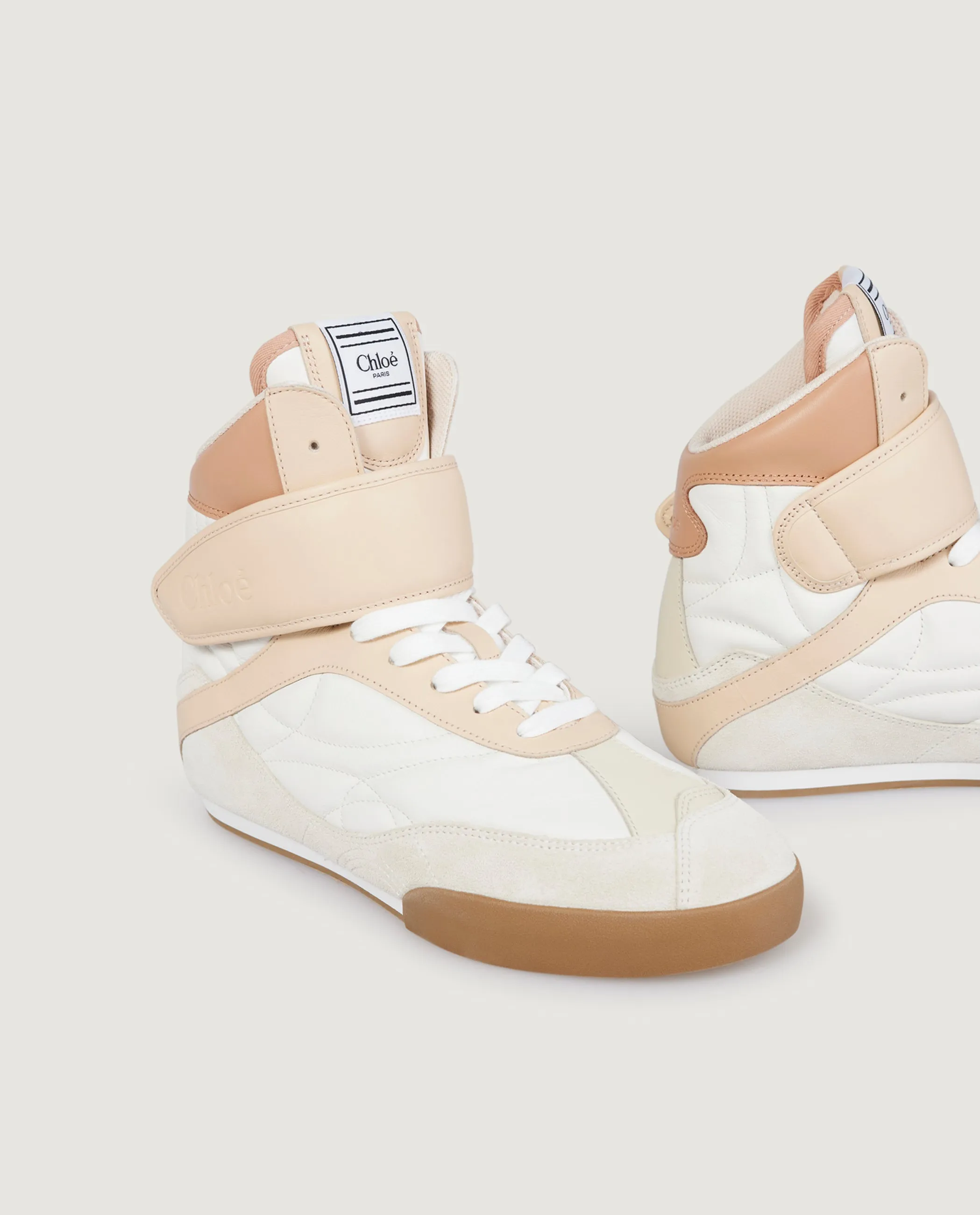 Kick High-Top Sneakers - Roze