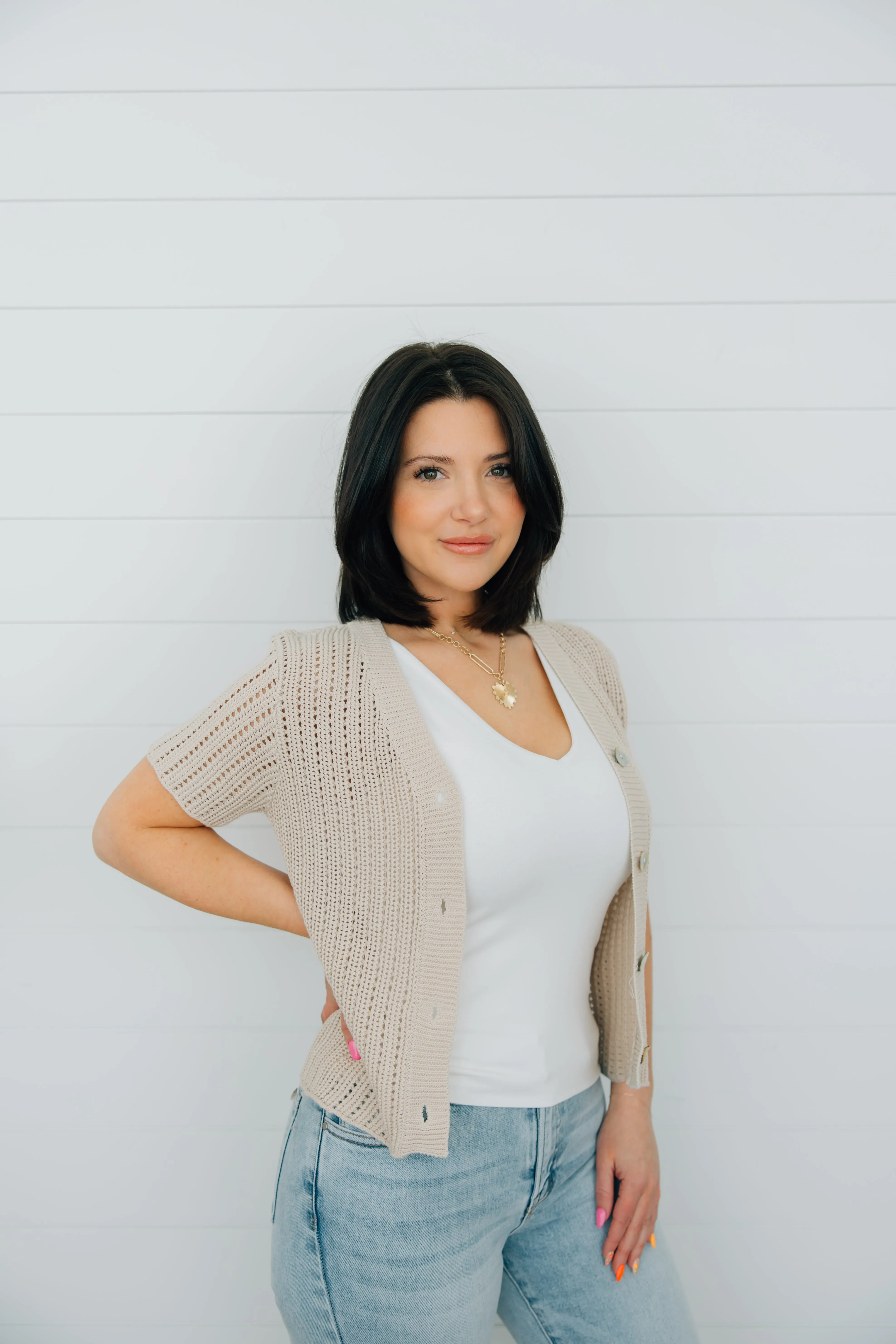 Knit Cardigan Tops - 2 Colors!