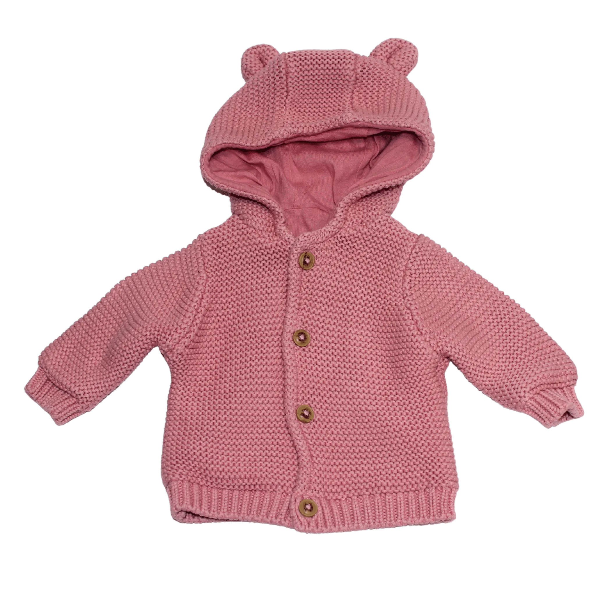 Knitted Bear Hoodie