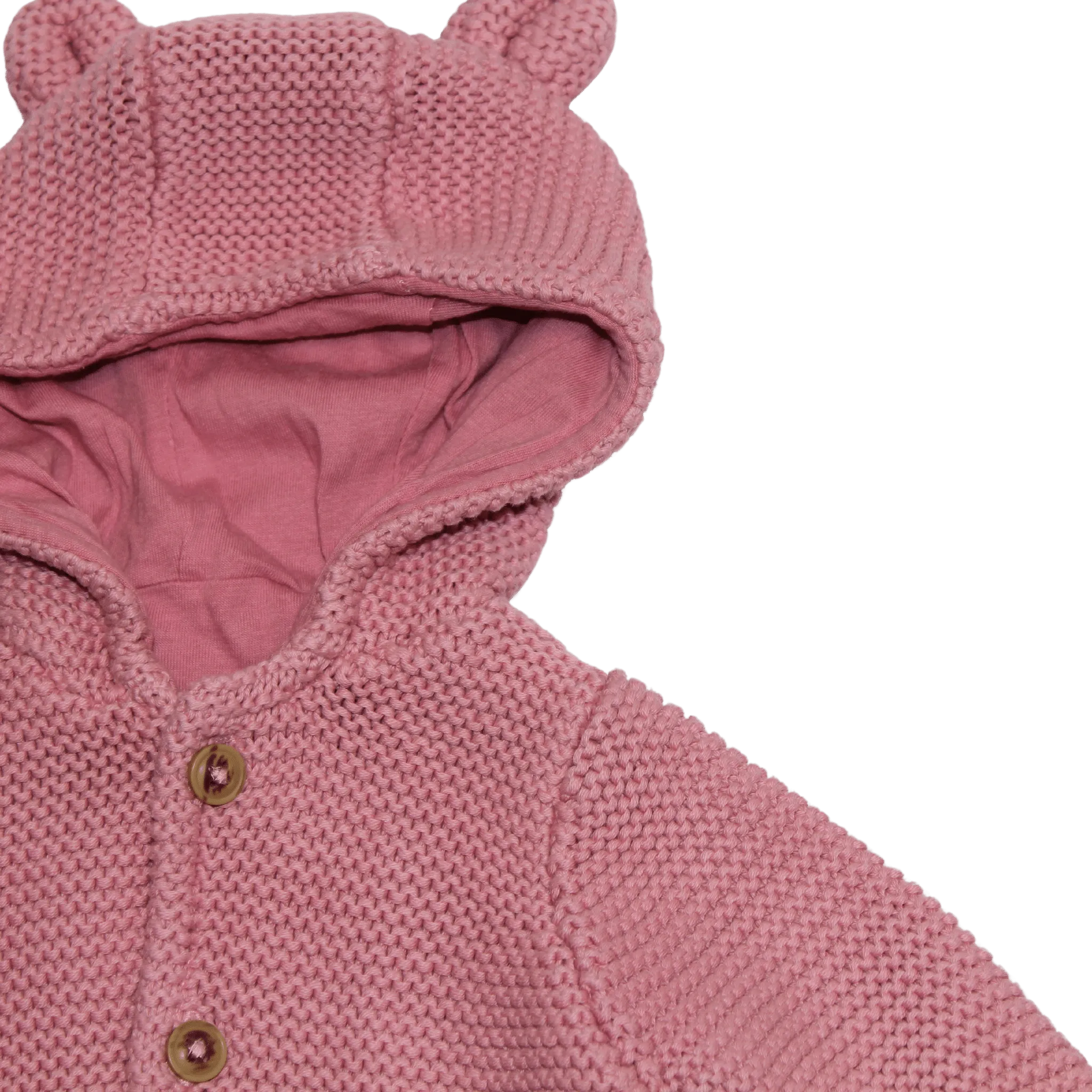 Knitted Bear Hoodie