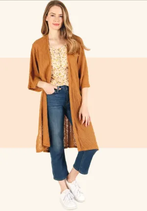 Knitted Duster Cardigan