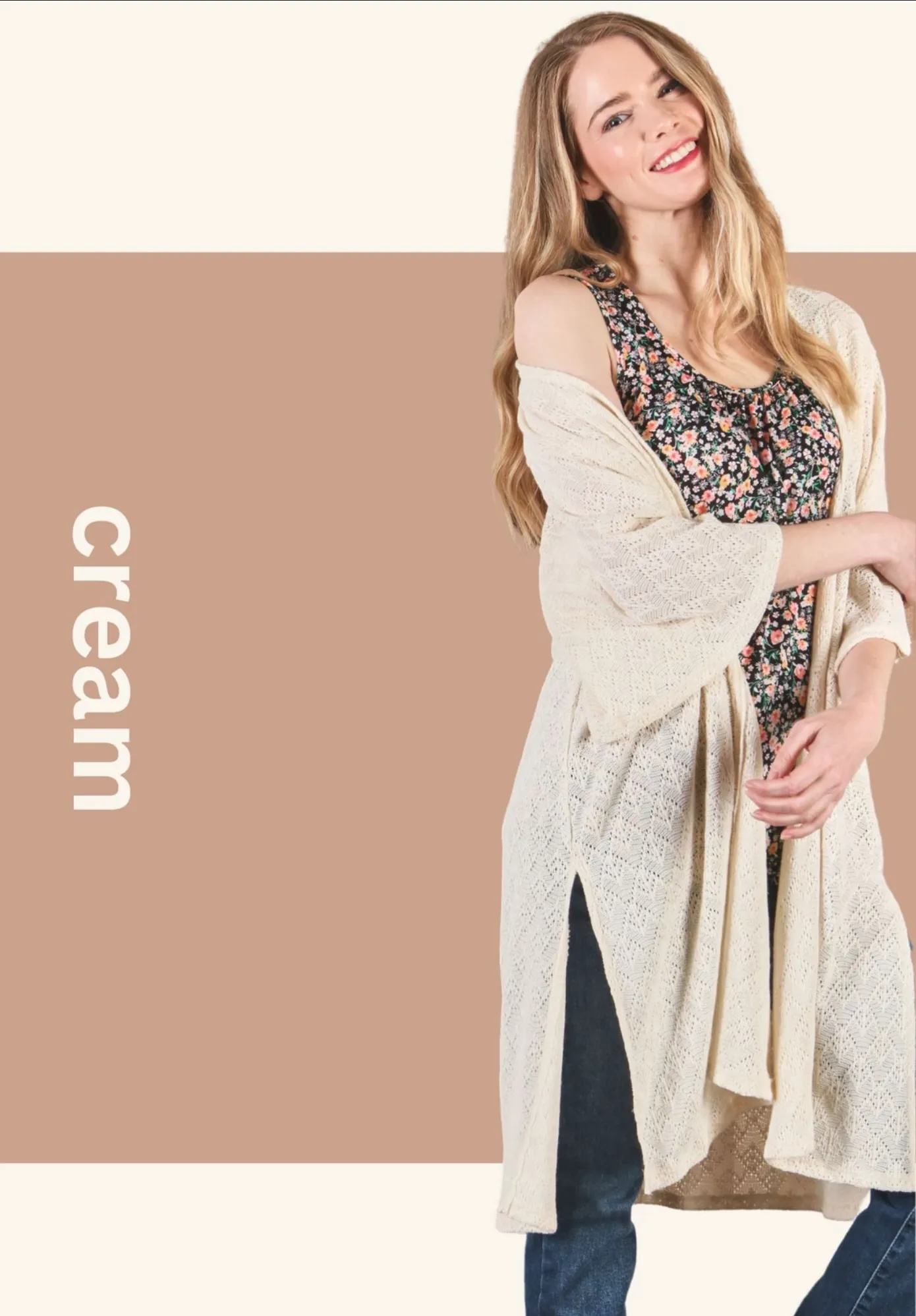 Knitted Duster Cardigan