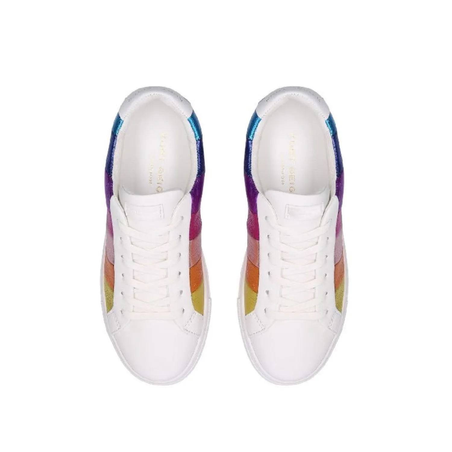 KURT GEIGER LANE-RAINBOW STRIPE SNEAKERS