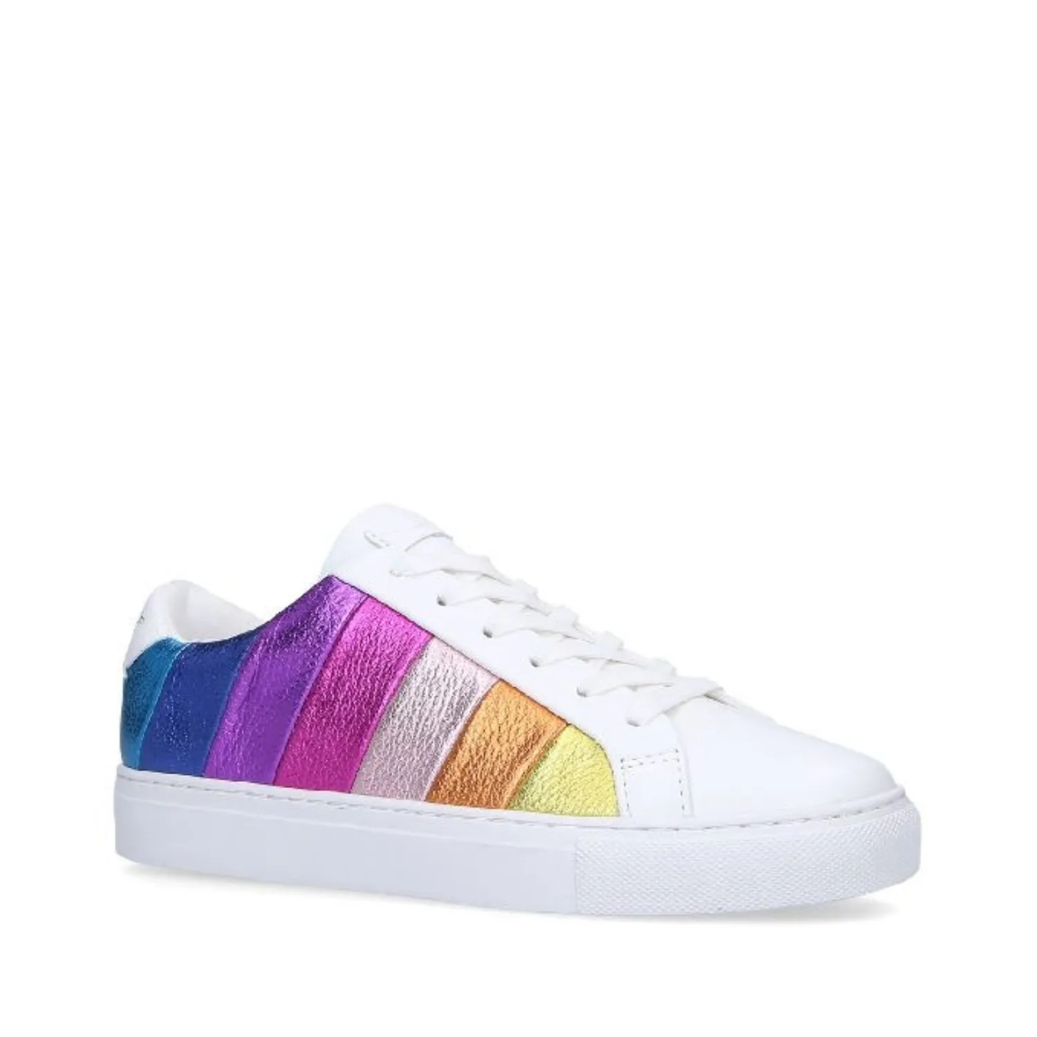 KURT GEIGER LANE-RAINBOW STRIPE SNEAKERS