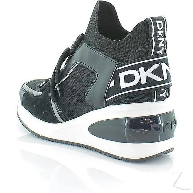 Ladies Thick Sole Wedge Sneakers | Slip On | "Shaka"