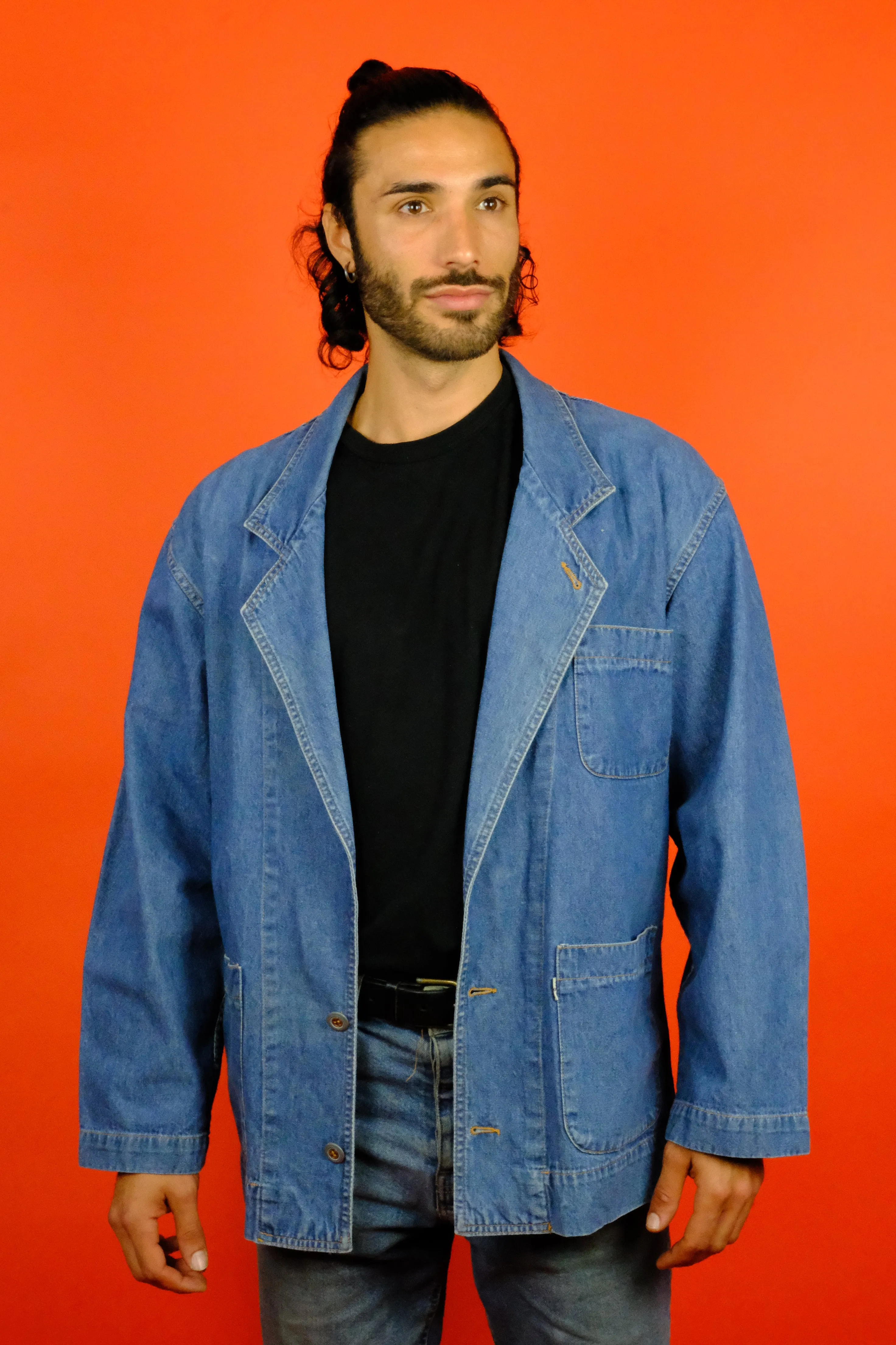 Levi's White Tab Denim Blazer