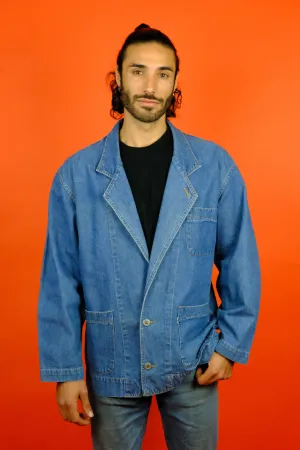 Levi's White Tab Denim Blazer