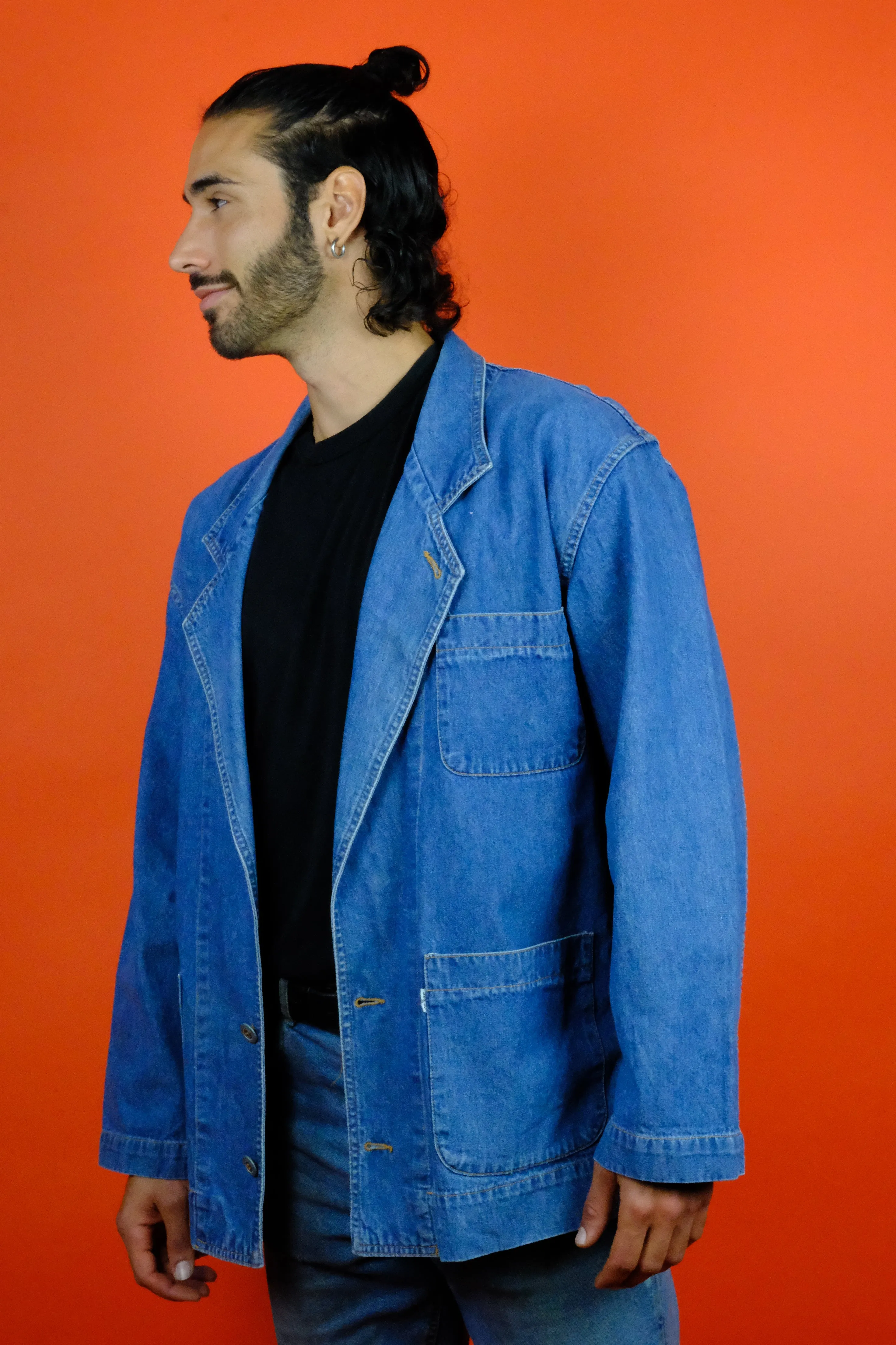 Levi's White Tab Denim Blazer