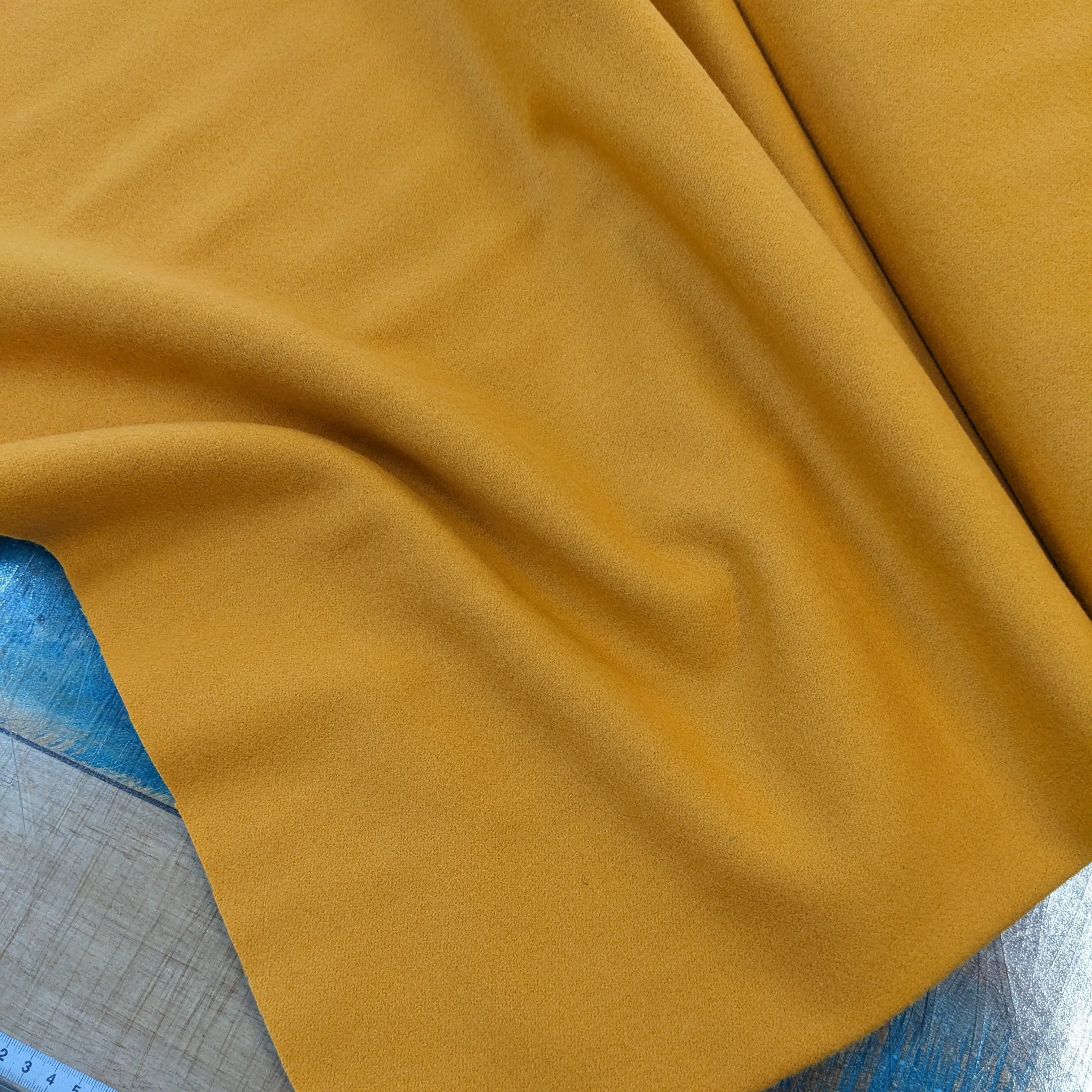 Melton Wool Coating - Gold