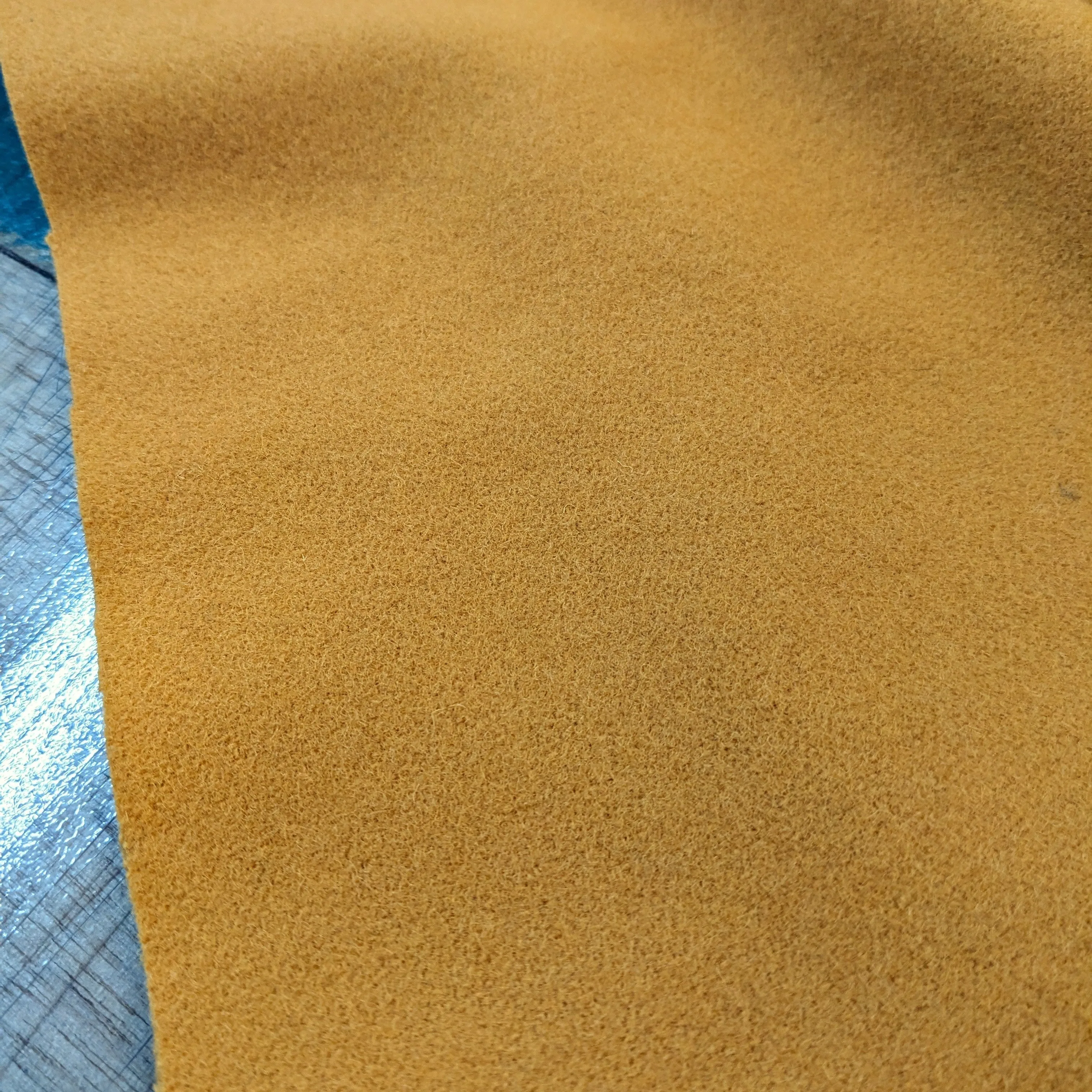 Melton Wool Coating - Gold