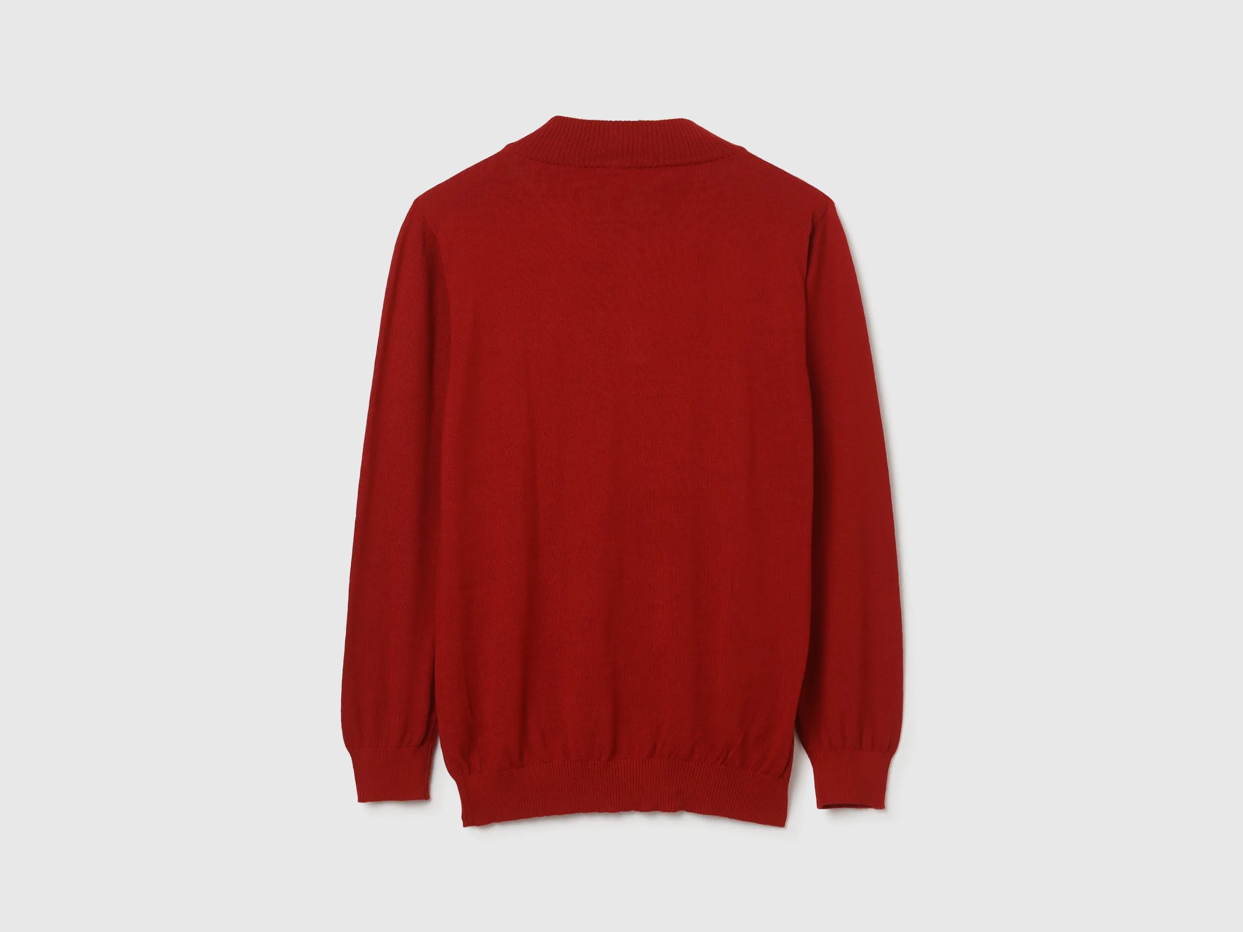 Men Solid High Neck Sweater