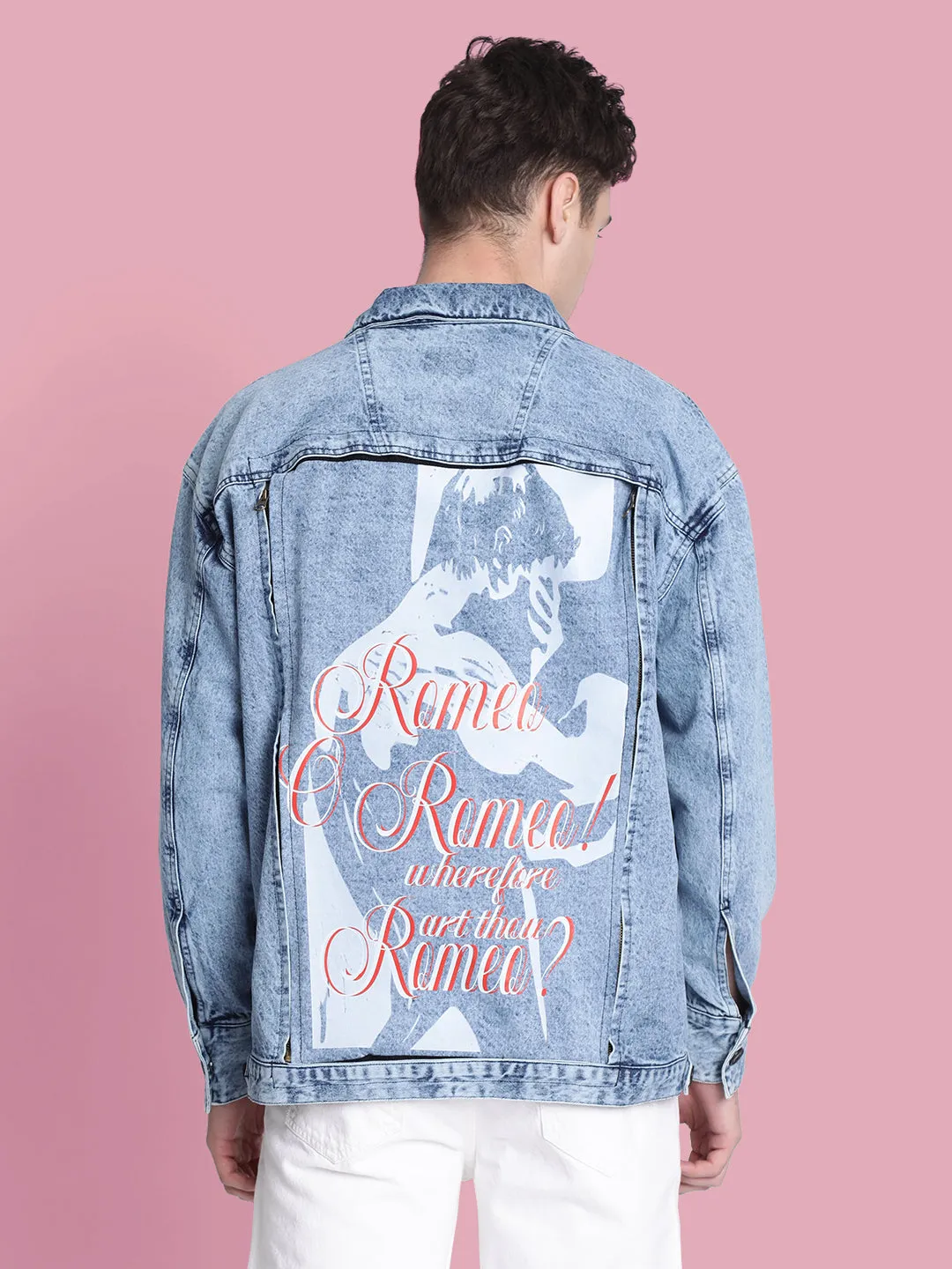 Mood Switch Printed Denim patch for Jackets