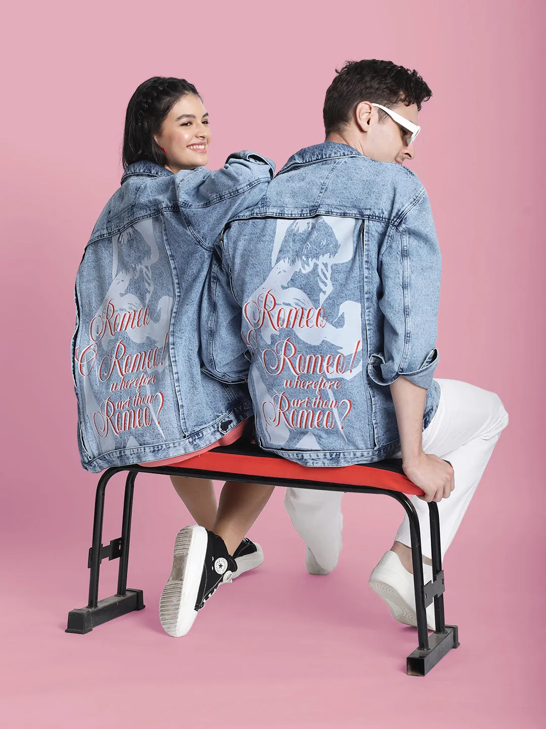 Mood Switch Printed Denim patch for Jackets