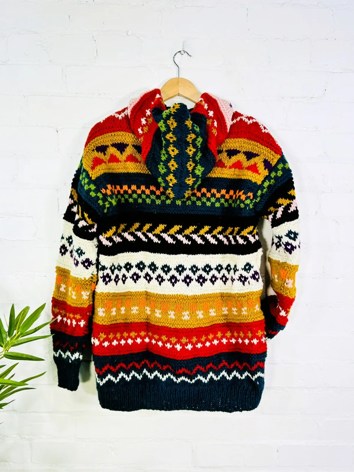 Multi Patterned Knitted Jacket