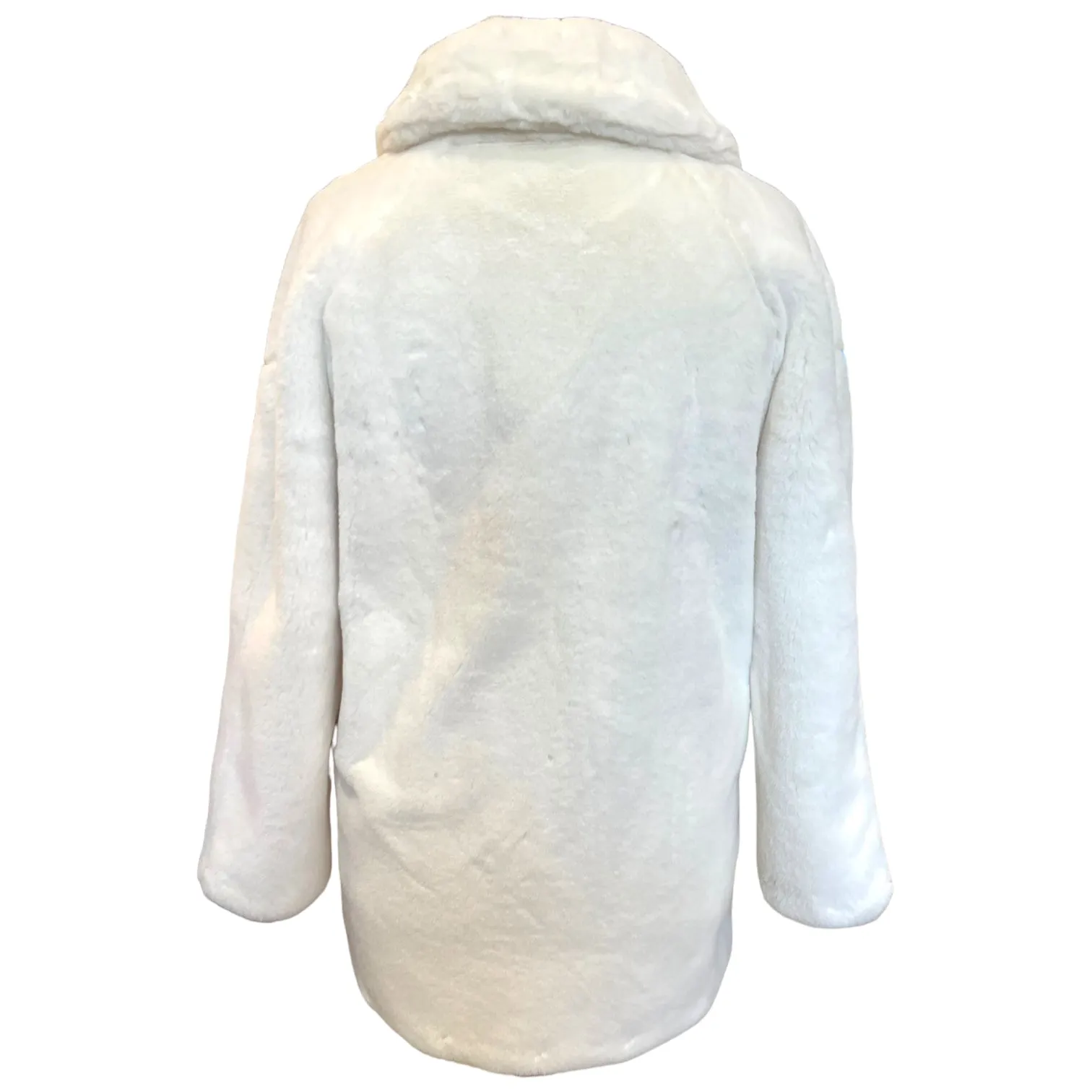 NEW James Lakeland White Fluffy Coat