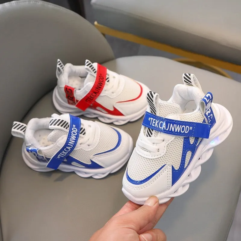New LED Children Glowing Shoes Baby Luminous Sneakers