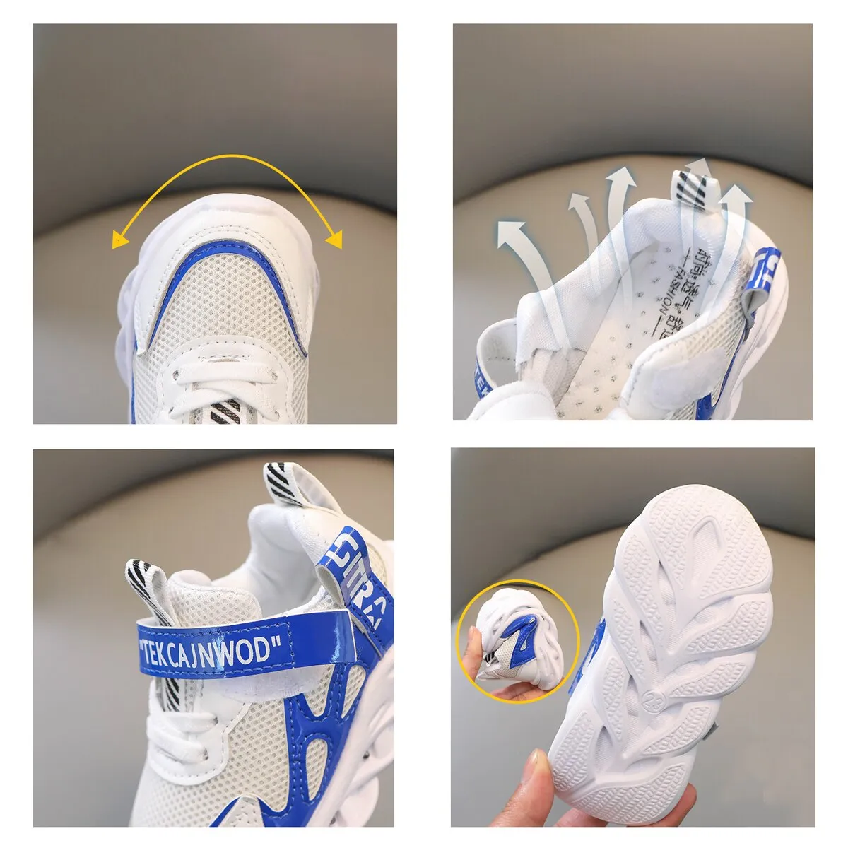 New LED Children Glowing Shoes Baby Luminous Sneakers