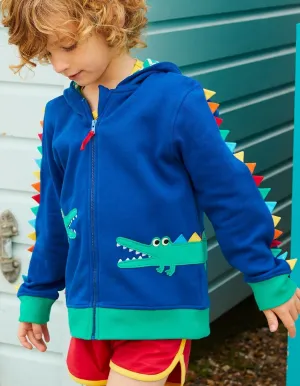 Organic Crocodile Applique Hoodie