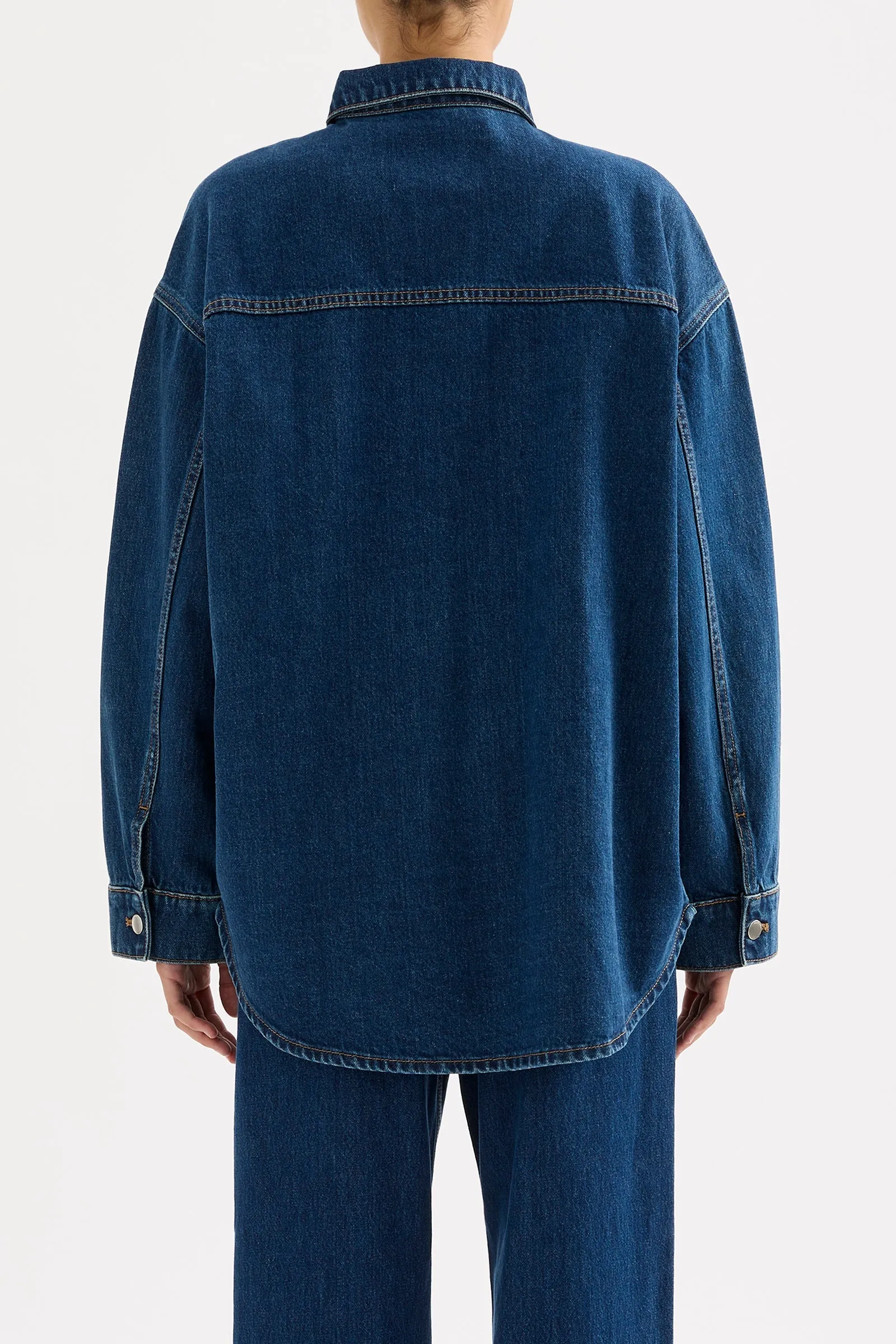 ORGANIC DENIM OVERSHIRT