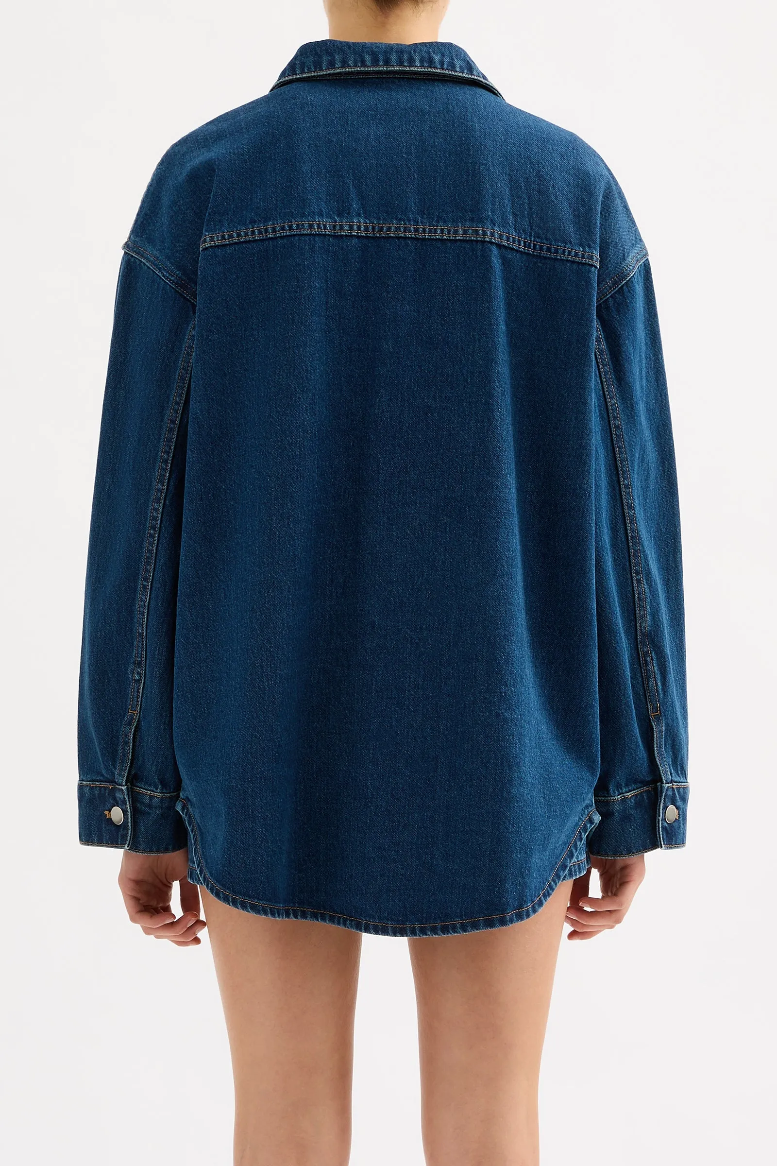 ORGANIC DENIM OVERSHIRT