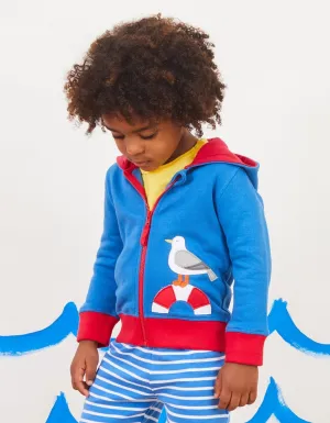 Organic Seaside Applique Hoodie