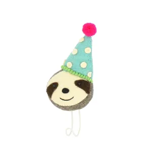 Party Animal Sloth Head Coat Hook