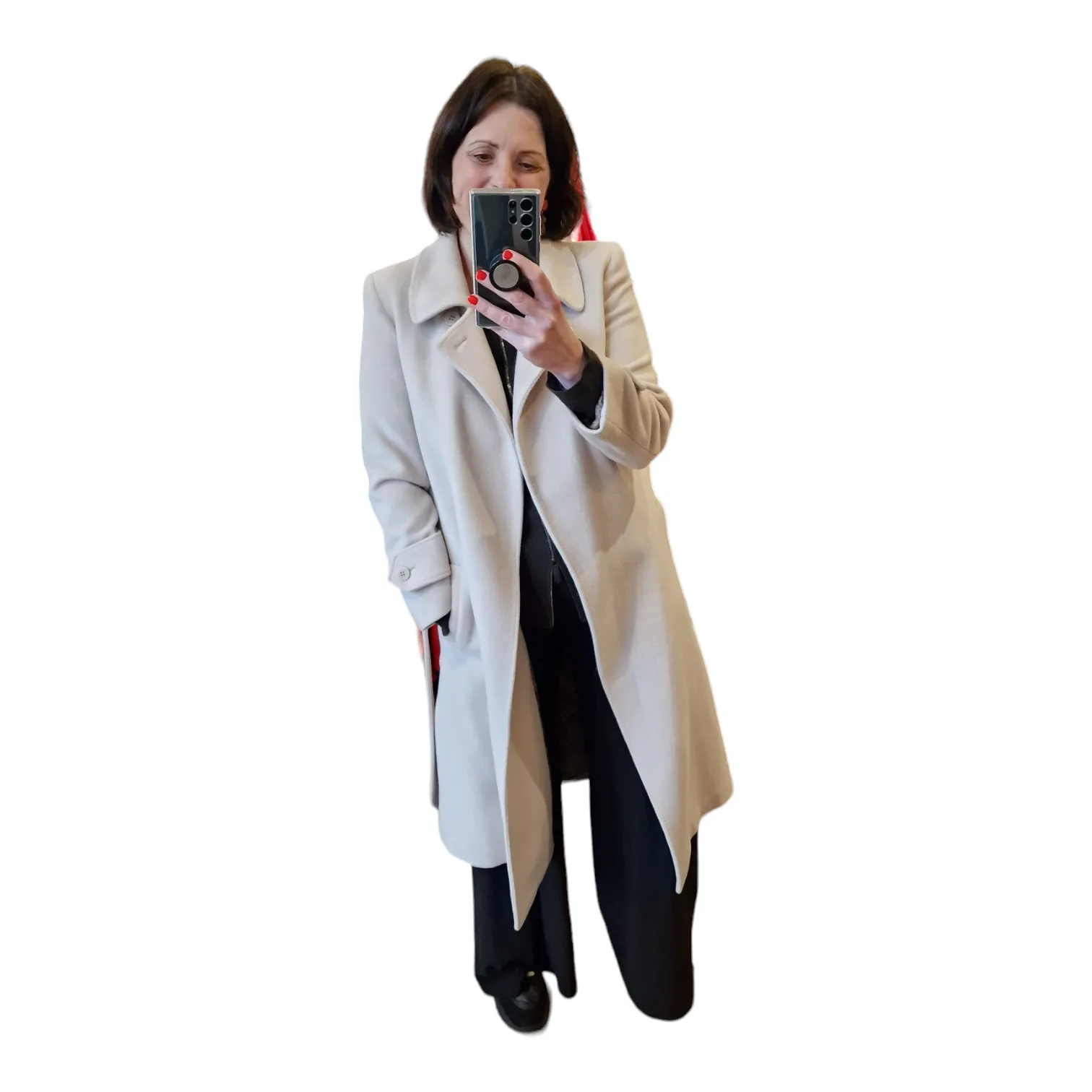 Paul Costello Dressage, Taupe Wool Coat, Size 10