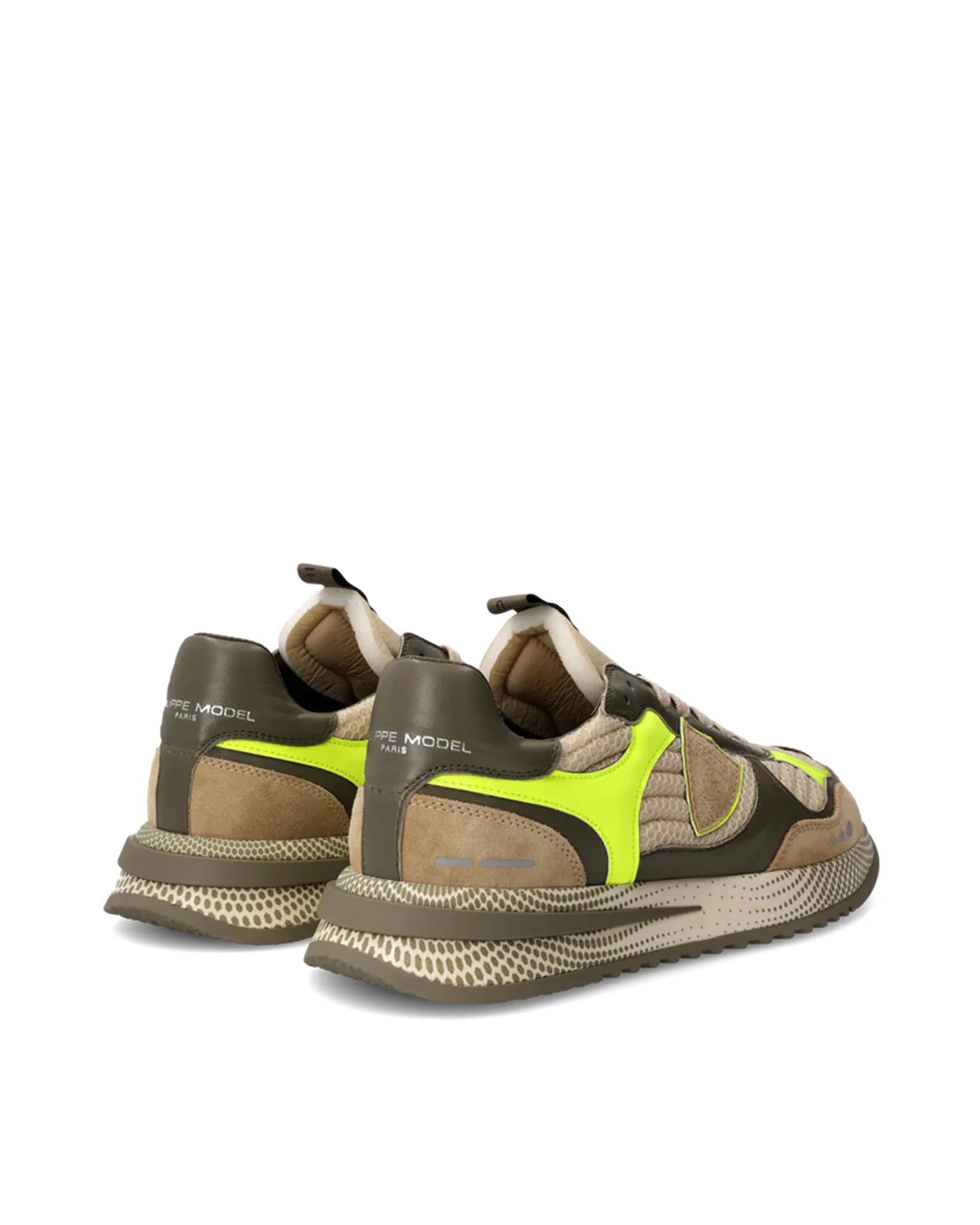 Philippe Model Sneakers Olympique Running Uomo Militare/Giallo