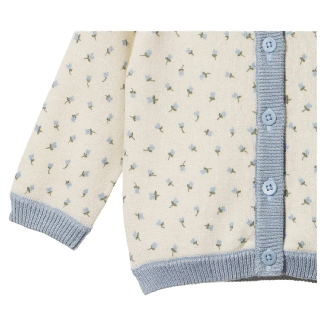 Piper Cardigan - Blue Tulip